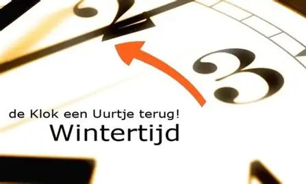 De wintertijd komt er aan